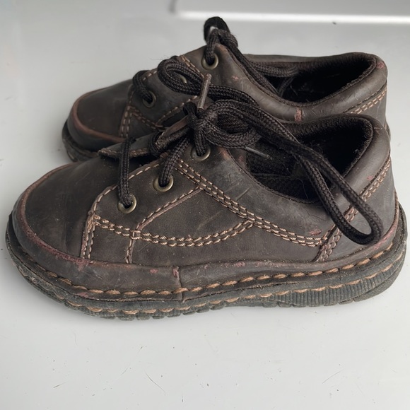 Kid connection brown dress shoes baby boy size 6 - Picture 4 of 8